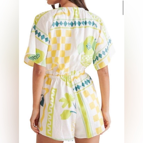 Tropical Print Two-Piece Set - Picture 2 of 8